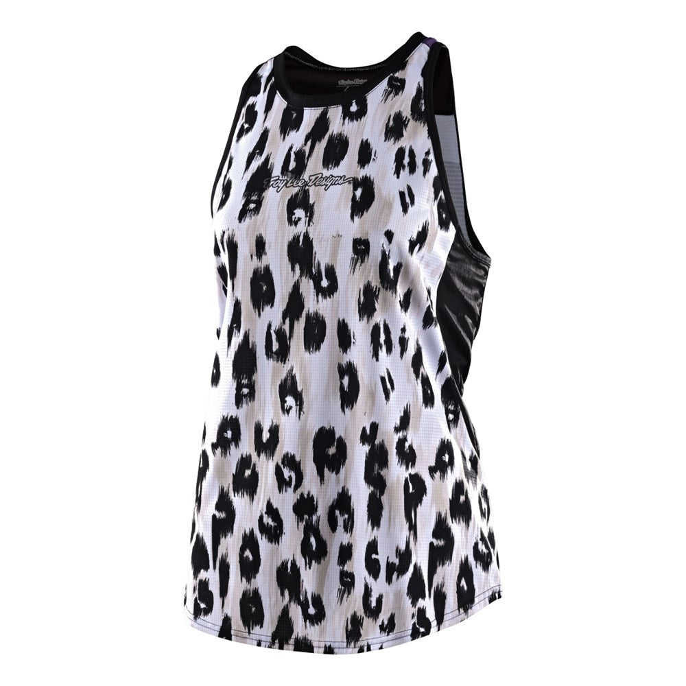 TLD 23 Womens Luxe Tank Wild Cat White