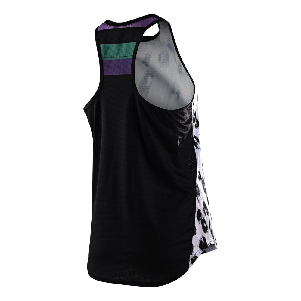 TLD 23 Womens Luxe Tank Wild Cat White