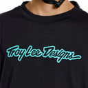 TROY LEE DESIGNS - 26.1 YTH Skyline Ride SS - Tee Signature Black / Real Tea
