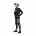 TROY LEE DESIGNS - 26.1 YTH Skyline Ride LS - Tee Signature Black / Real Tea