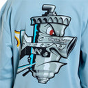 TROY LEE DESIGNS - 26.1 YTH Ruckus Ride LS - Tee Carbs Dawn Blue