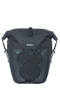 Thumbnail for Basil Navigator Waterproof L Single Pannier Bag 25-31 Litres Black