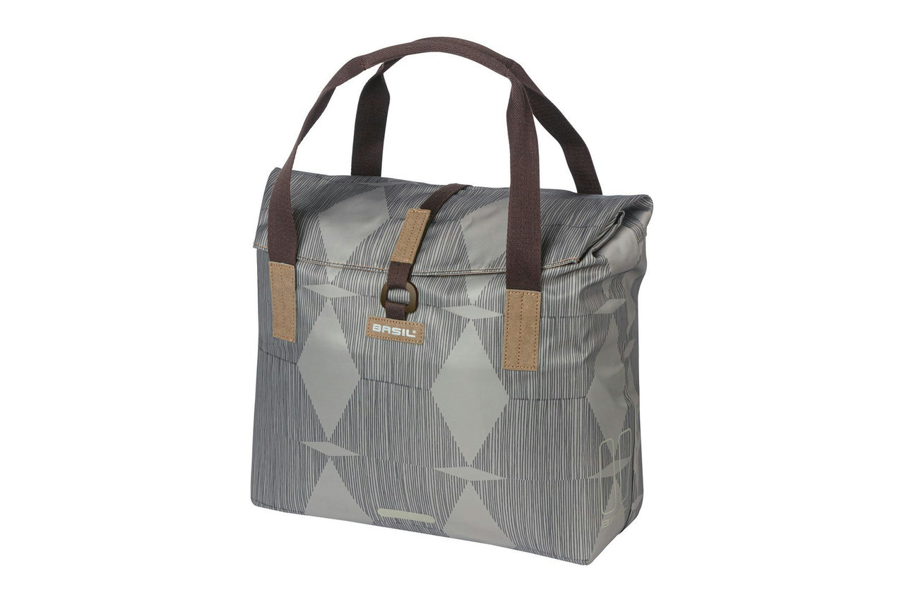 Basil Elegance Bicycle Shopper Bag 20-26L Chateau Taupe