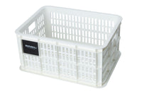 Thumbnail for Basil Bicycle Crate Small 17.5 Litres Bright White