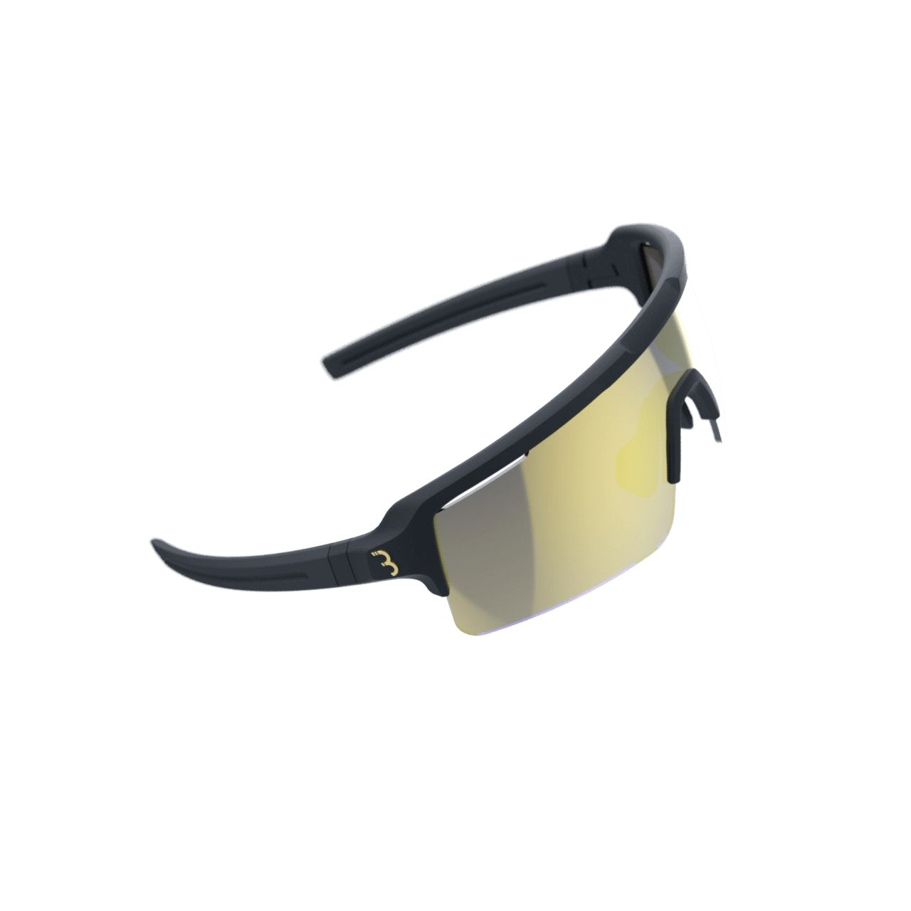 BBB Cycling Fuse Sportglasses Matt Black Pc MLC Gold