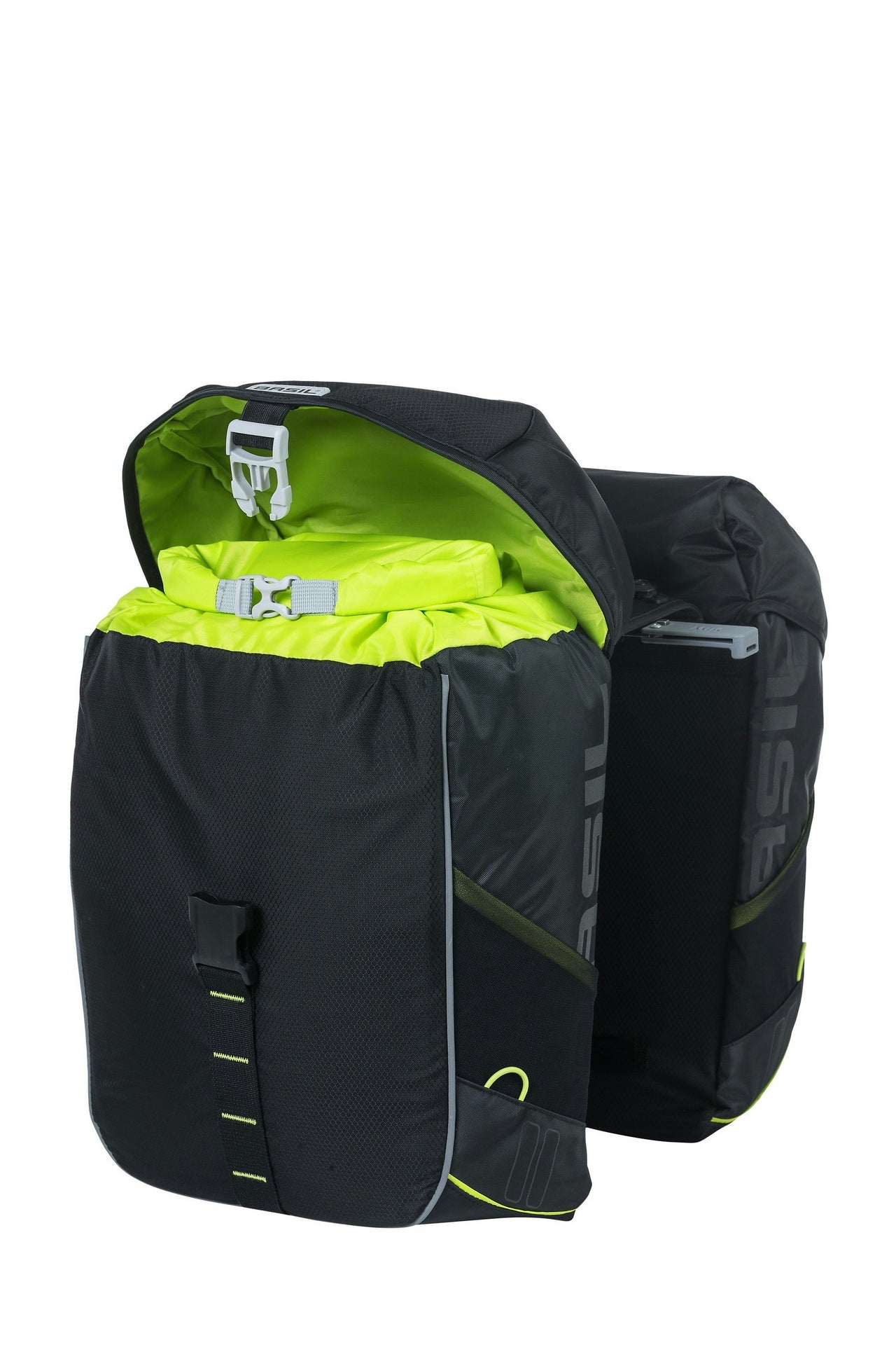 Basil Miles Double Bag MIK 34L Black Lime