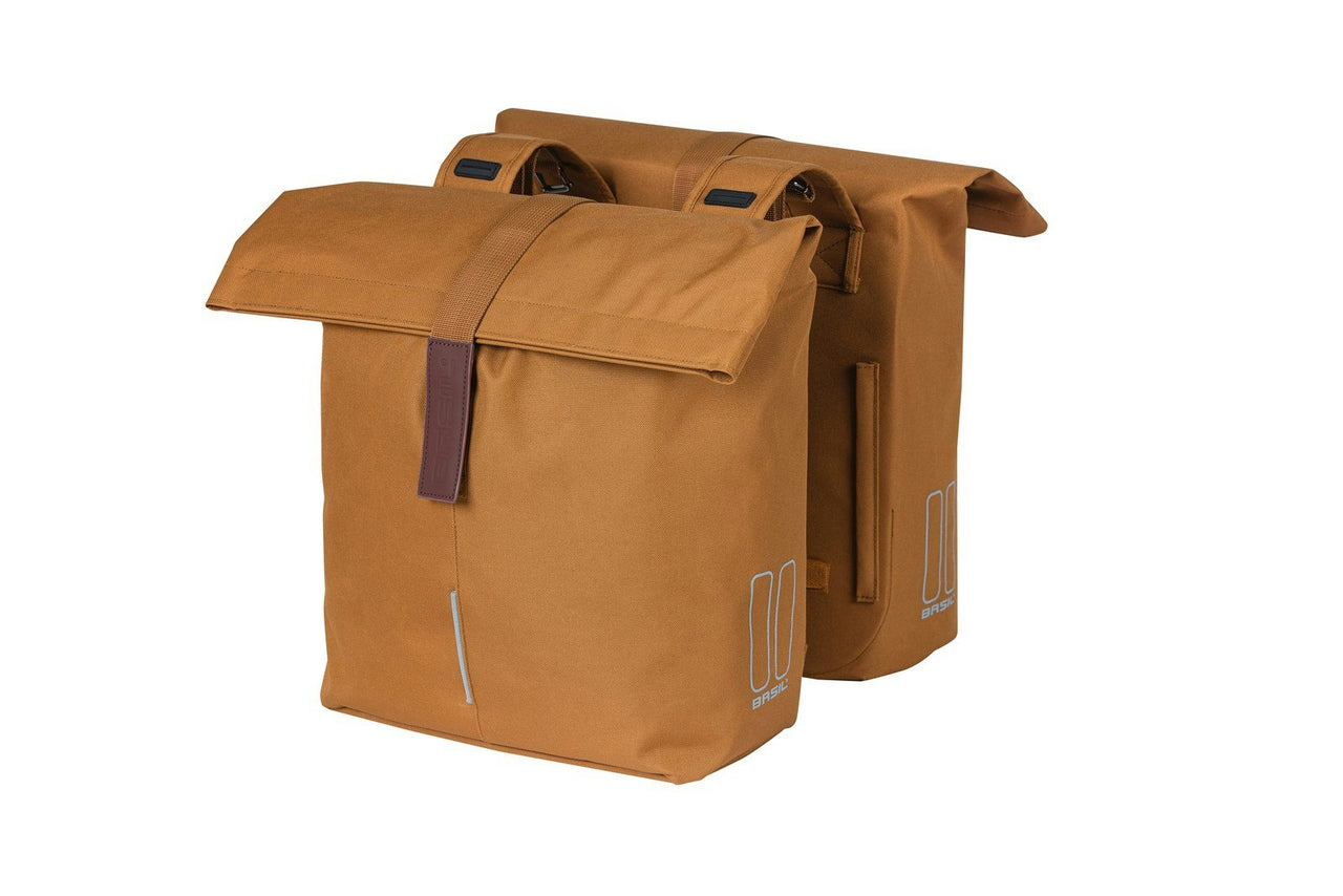 Basil City Double Bag Camel Brown 28-32L