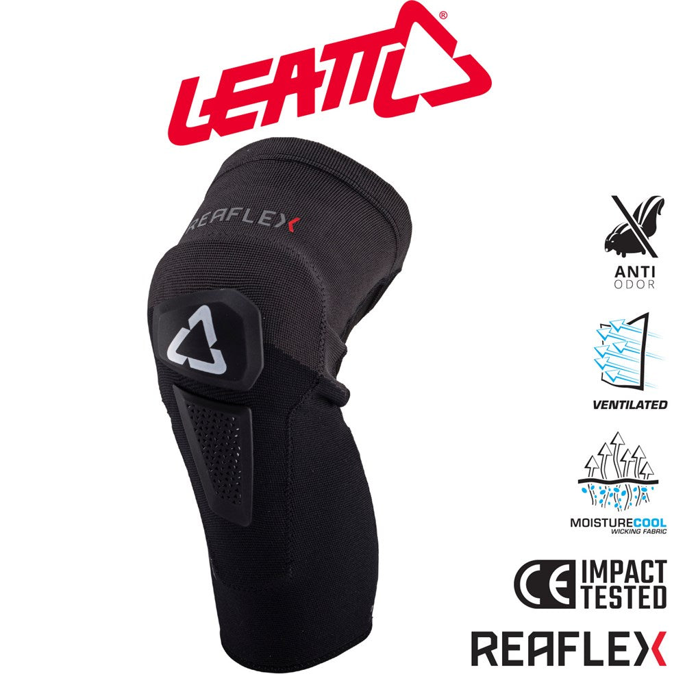 Leatt Knee Guard ReaFlex Hybrid Jr Black