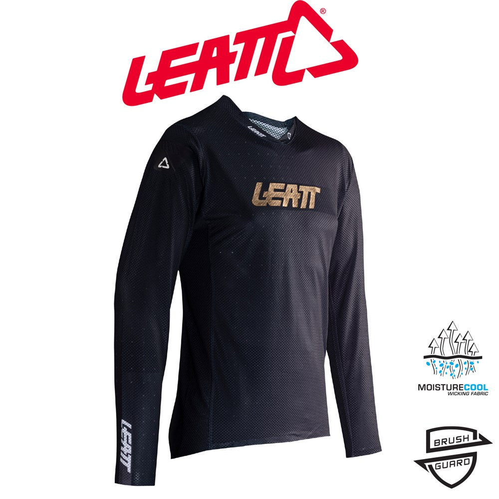 Leatt Jersey MTB Gravity 4.0 Jr Black