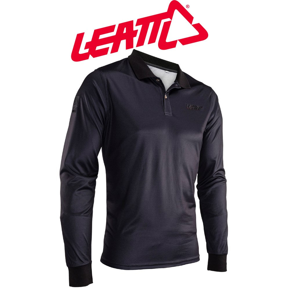 Leatt Polo Shirt Team Long Graphene