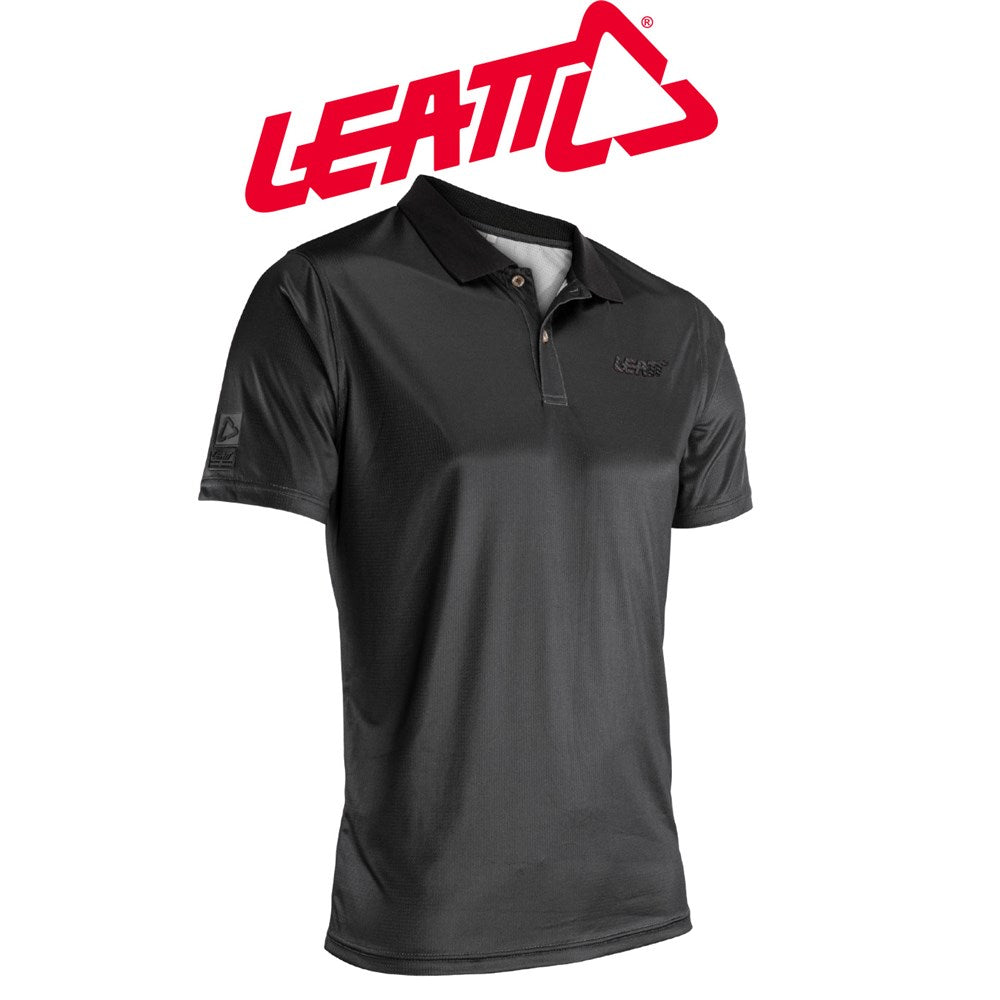 Leatt Polo Shirt Team Short Graphene