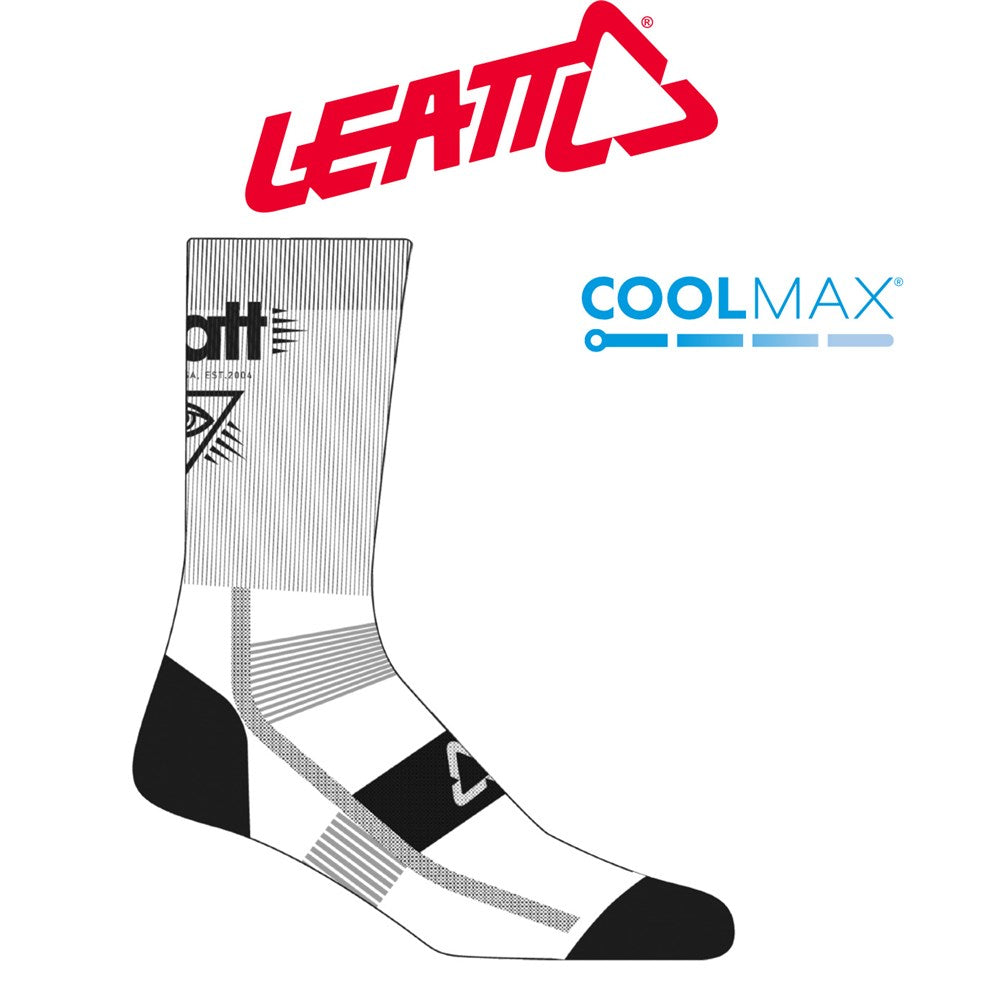 Leatt Socks MTB White