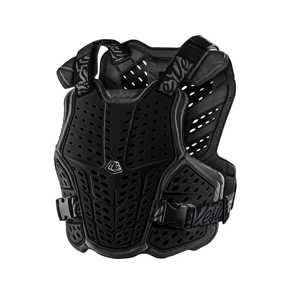 TROY LEE DESIGNS 24.1 Rockfight Youth Chest Protector Black Youth Y-O ...