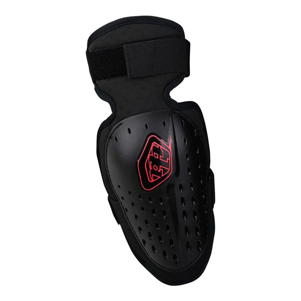 TLD Rogue Elbow Guards Hard Shell Black Youth Y-Osfm