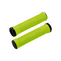 Thumbnail for BBB Cycling Python Grips 142mm Neon Yellow/Lockring Black