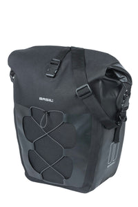 Thumbnail for Basil Navigator Waterproof L Single Pannier Bag 25-31 Litres Black