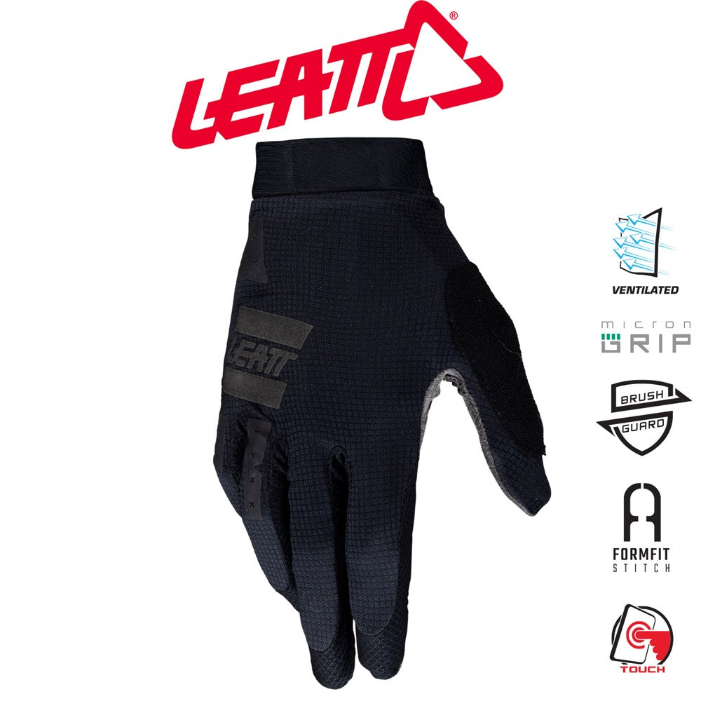 Leatt Glove MTB 1.0 GripR Junior Stealth