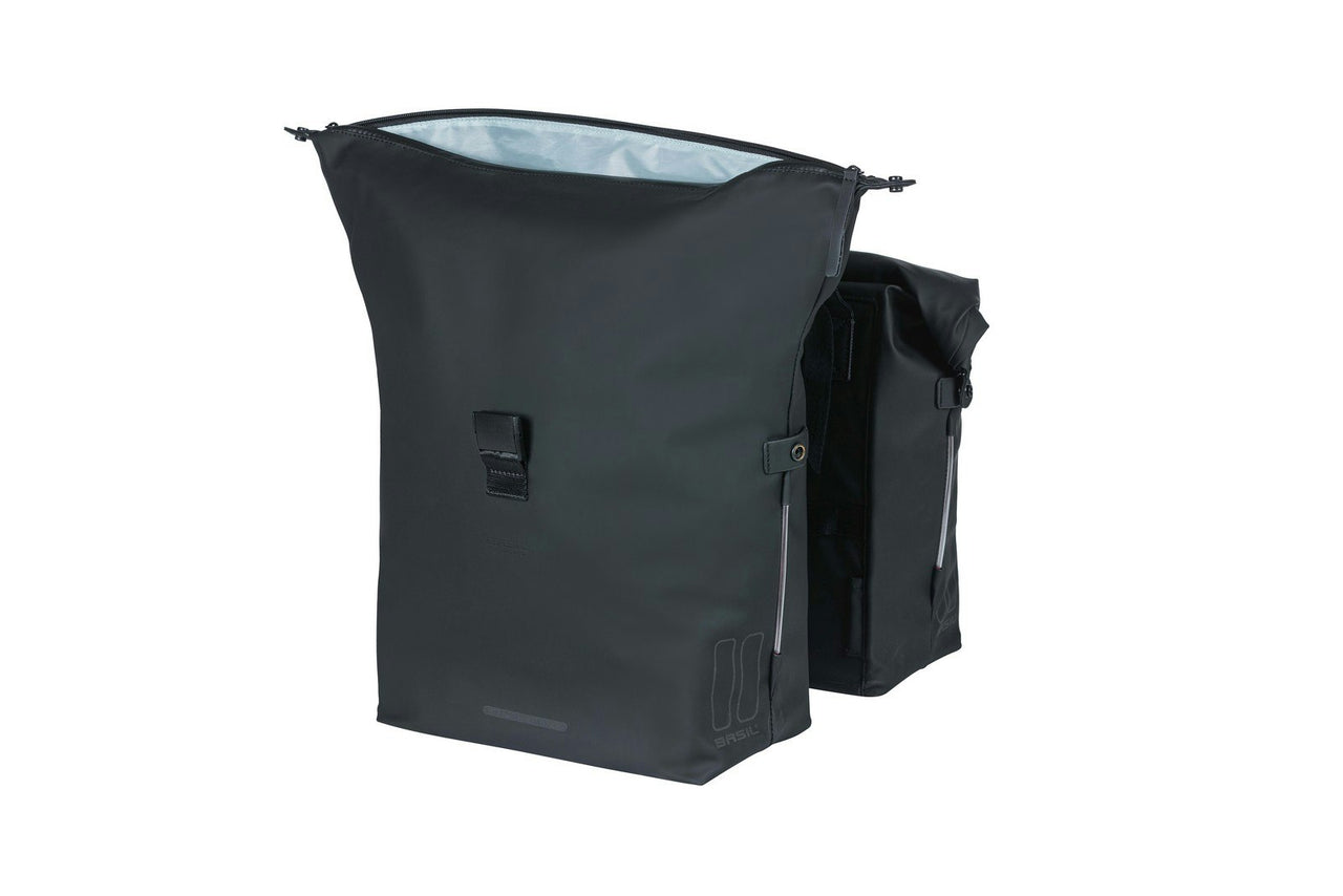 Basil SoHo Double Bag Nordlicht Night Black 41L