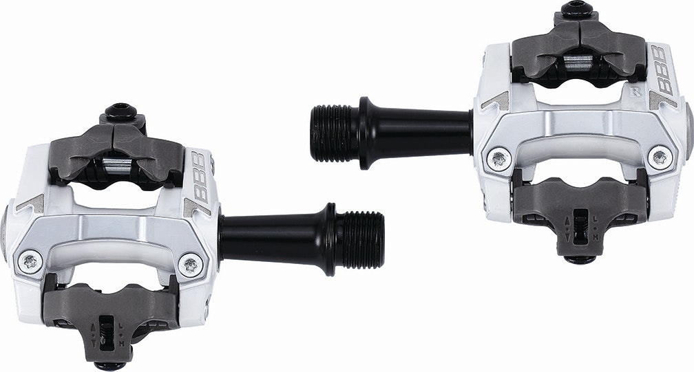 BBB Cycling Clipless ForceMount White Crmo Axle