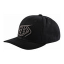 TROY LEE DESIGNS 24.1 Crop Curve Hat Black / Charcoal OSFA