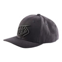 TROY LEE DESIGNS 24.1 Crop Curve Hat Grey / Charcoal OSFA