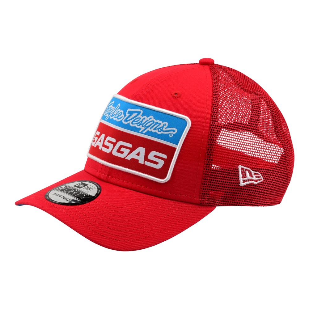 TLD GASGAS Team Curved Hat Stock Red (Newera) OSFA