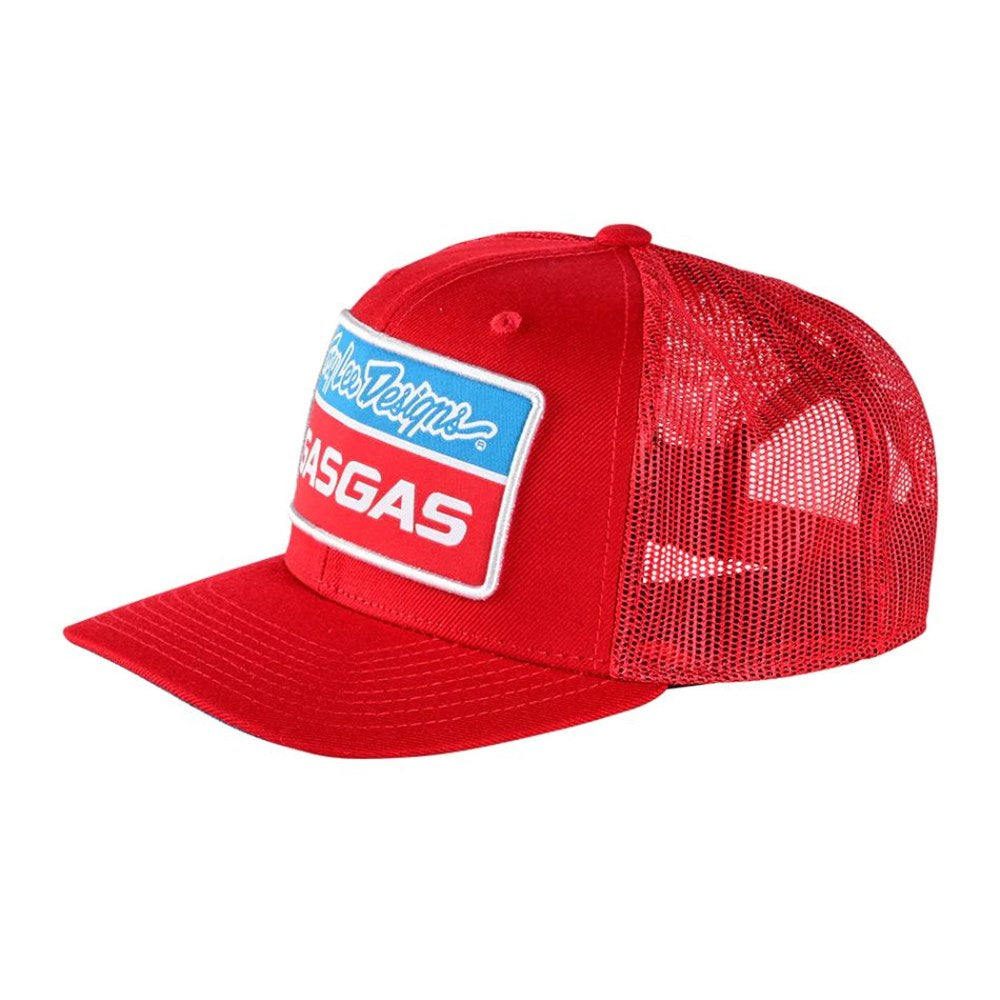 TLD 23 GASGAS Curved Stock Hat Red OSFA