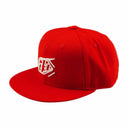 TROY LEE DESIGNS - 26.1 Flat Bill Snap Hat - Badge Team Red