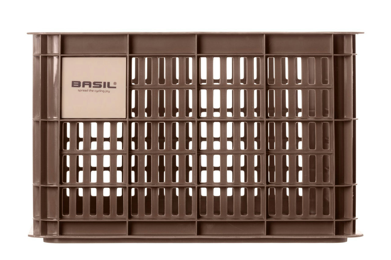 Basil Bicycle Crate Medium 29.5L Chocolate Brown