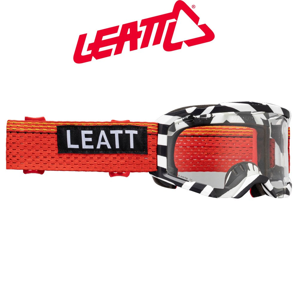 Leatt Goggle Velocity 4.0 MTB X-Flow Stripe Clear 83%