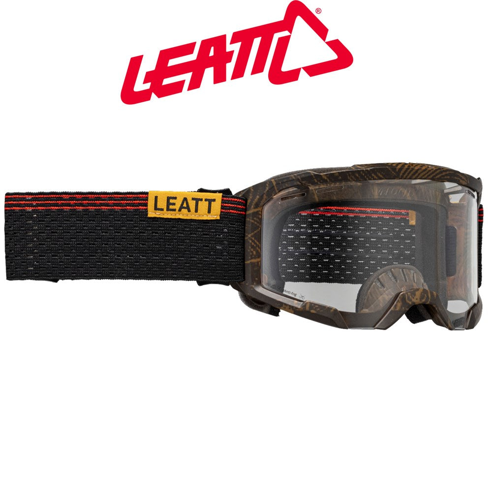 Leatt Goggle Velocity 4.0 MTB X-Flow Timber Clear 83%