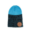 CRANKBROTHERS Beanie Fireside Blue Brown Leather PA OSFA