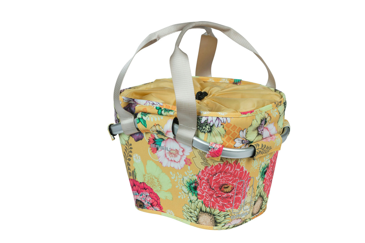 Basil Bloom Field Carry All Front Basket KF Yellow