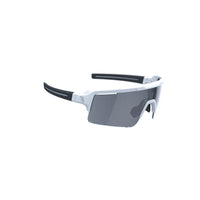 Thumbnail for BBB Cycling Fuse Sportglasses Matt White/Black Pcsmoke Flash Mirror