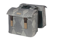 Thumbnail for Basil Elegance Double Pannier Bag MIK 40-49L Chateau Taupe