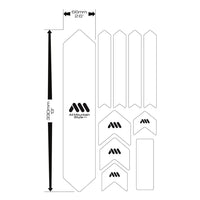 Thumbnail for All Mountain Style AMS XL Extra Frame Protection Wrap Clear / Ape