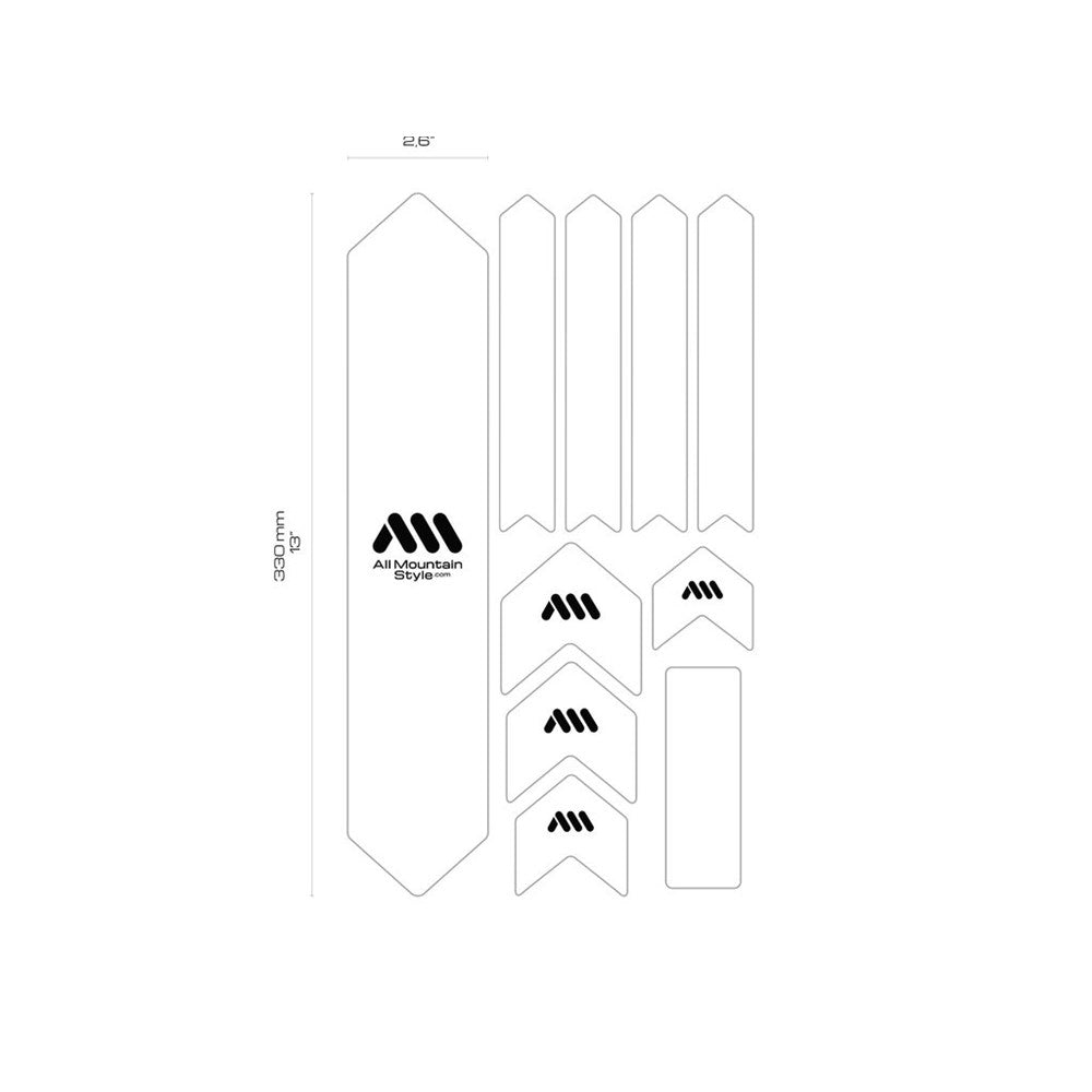 All Mountain Style AMS XL Extra Frame Protection Wrap Clear / Cheetah