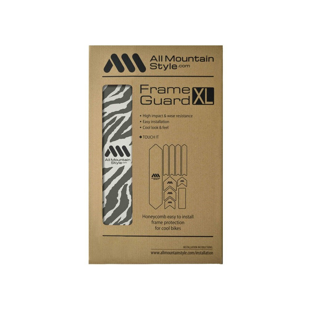 All Mountain Style AMS XL Extra Frame Protection Wrap Clear / Zebra