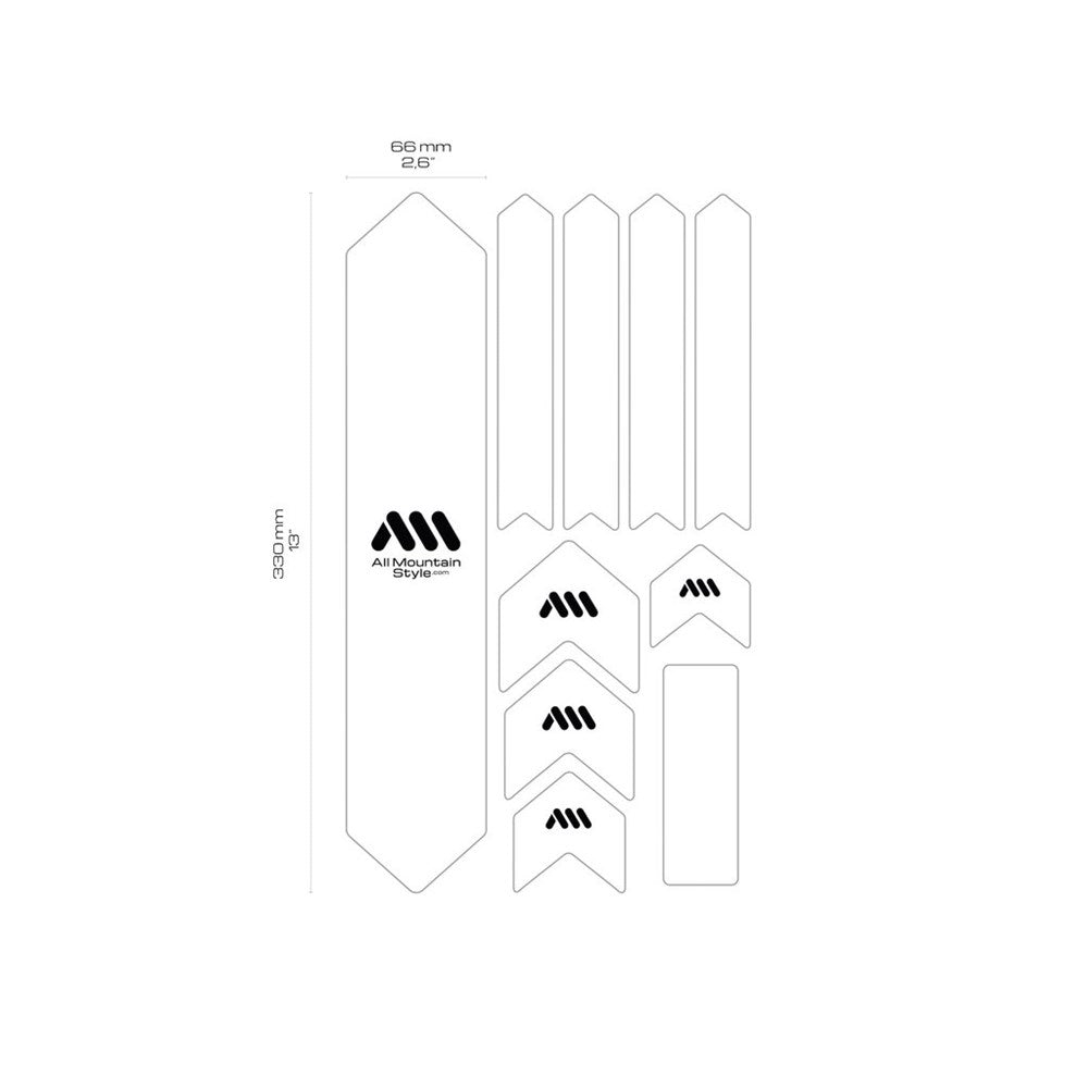 All Mountain Style AMS XL Extra Frame Protection Wrap Green / White