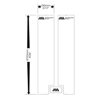 Thumbnail for All Mountain Style AMS Fork Guard Clear / Silver