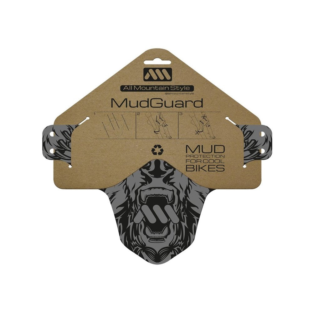 All Mountain Style AMS Mud Guard Grey  Bear