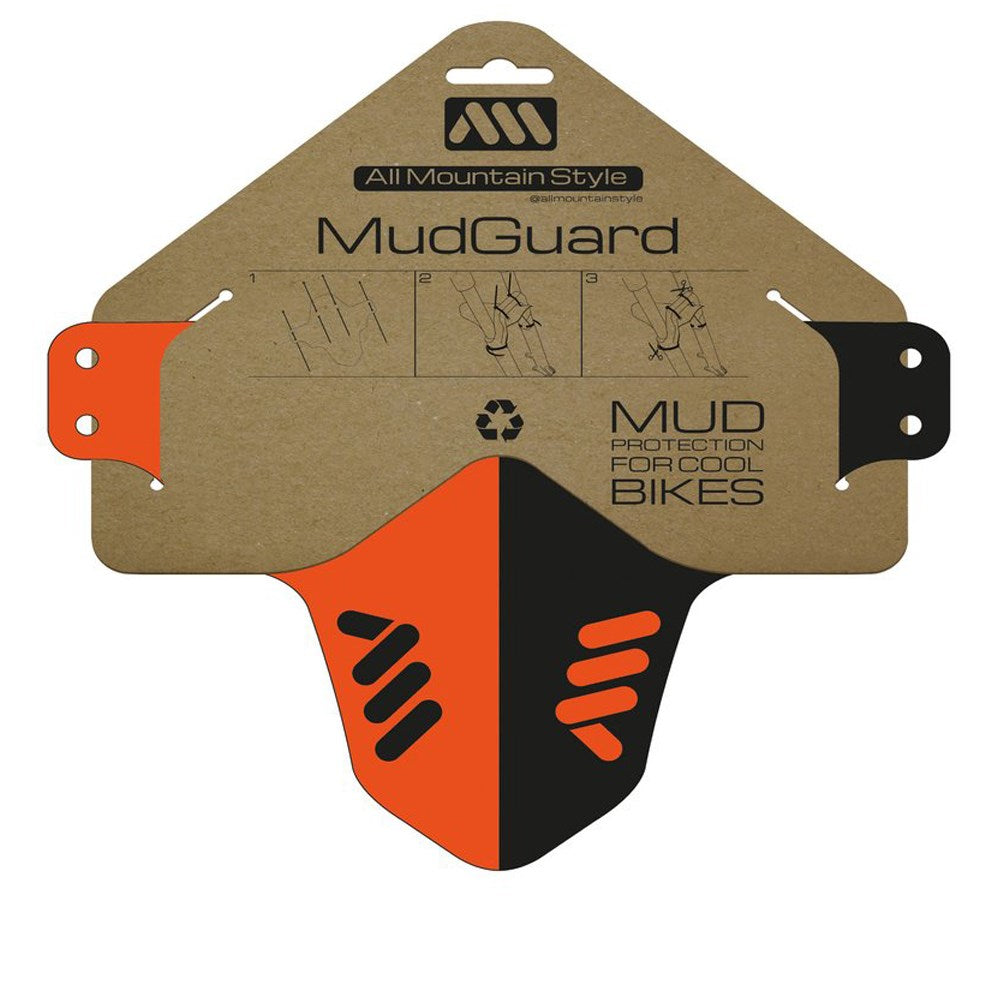 All Mountain Style AMS Mud Guard Orange / Black