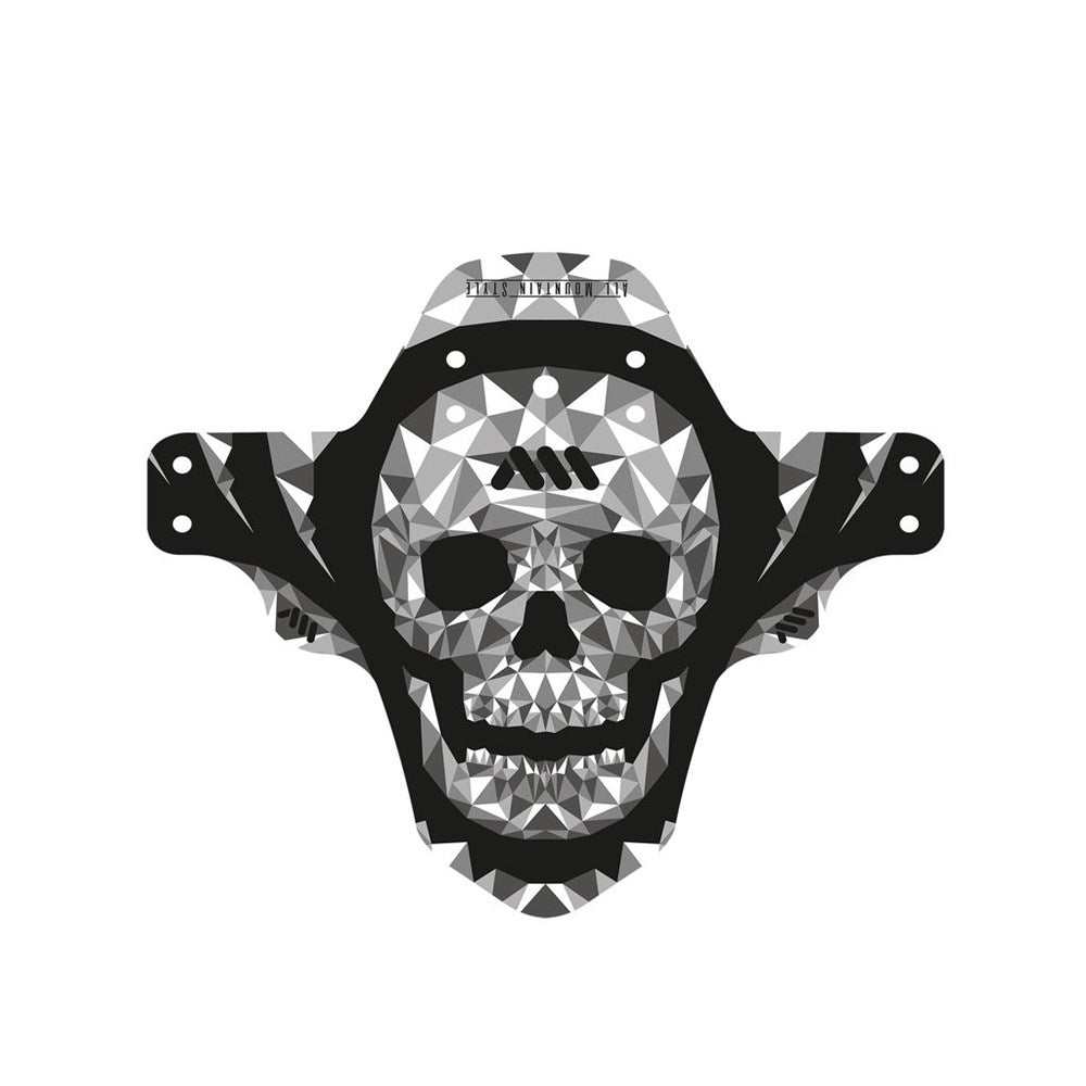 All Mountain Style AMS Mud Guard Grey  Skull