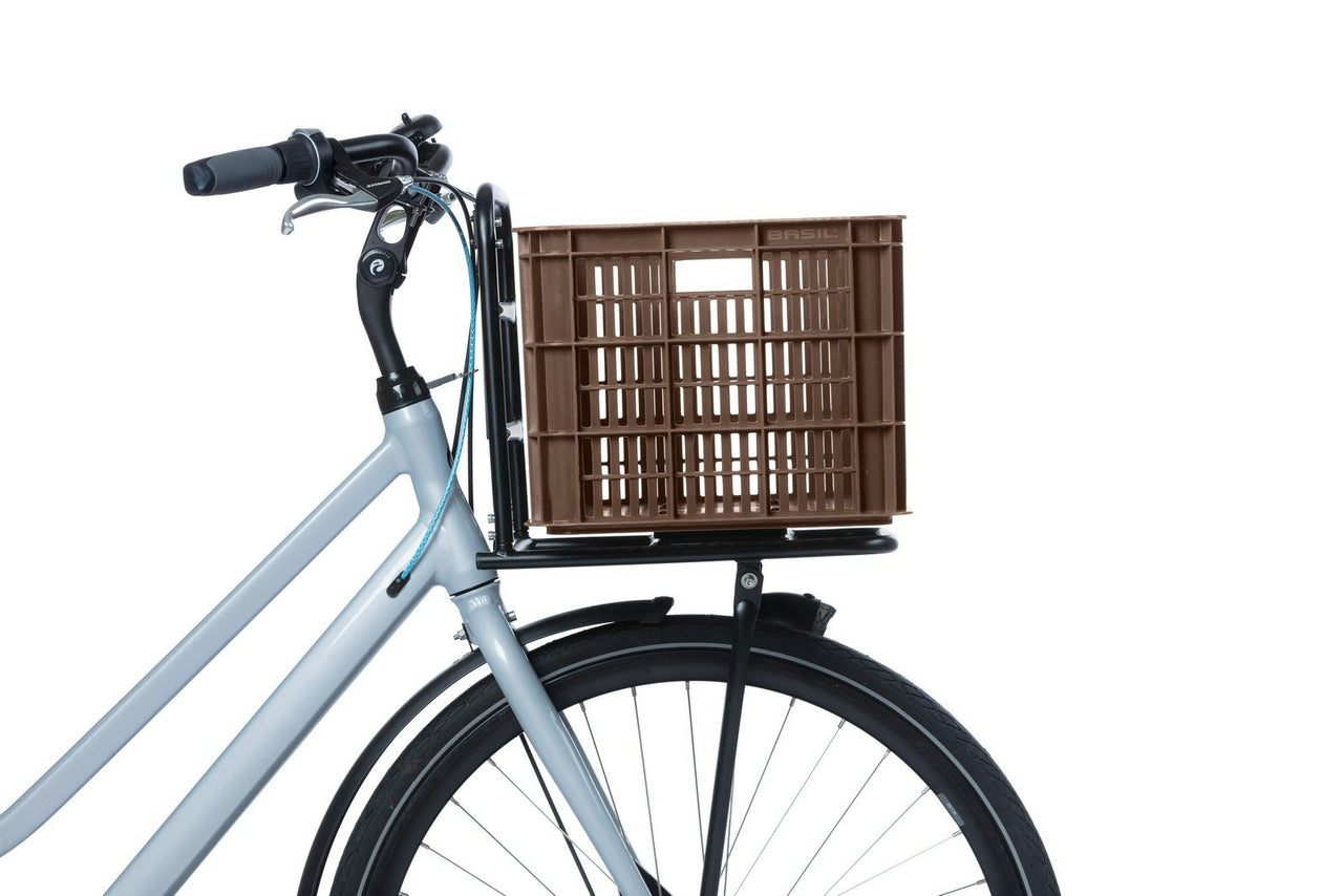 Basil Bicycle Crate L 40 Litres Chocolate Brown