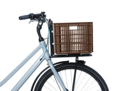 Thumbnail for Basil Bicycle Crate L 40 Litres Chocolate Brown