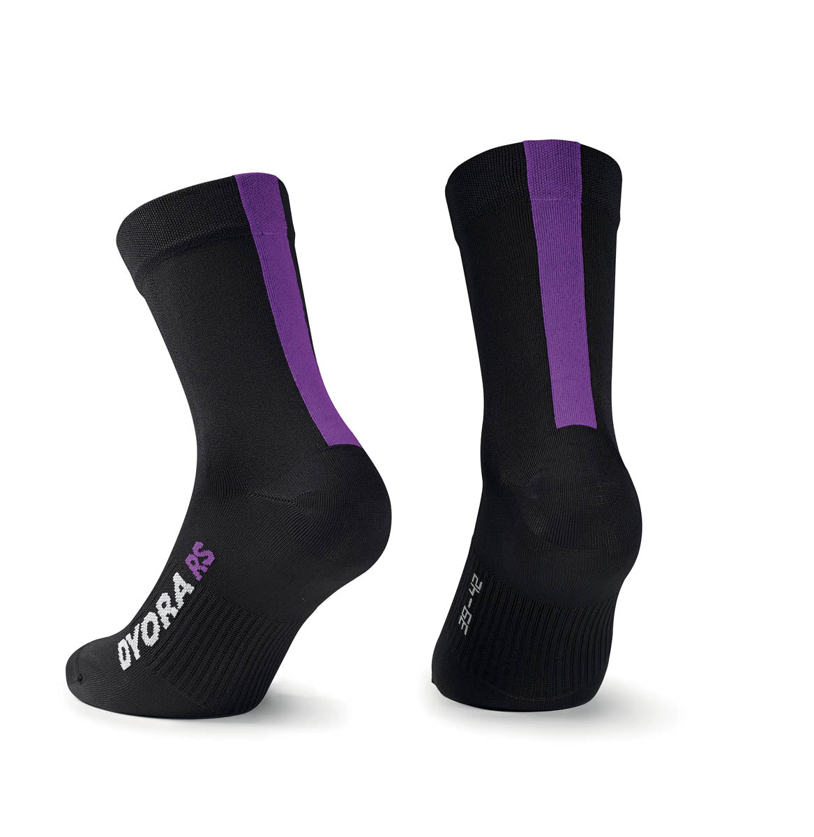 Assos Dyora RS Socks, XS Size: Small Colour: Black Violet