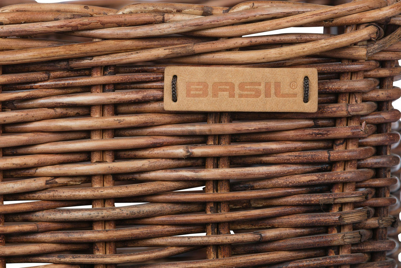 Basil Dorset M Wicker Rear Basket