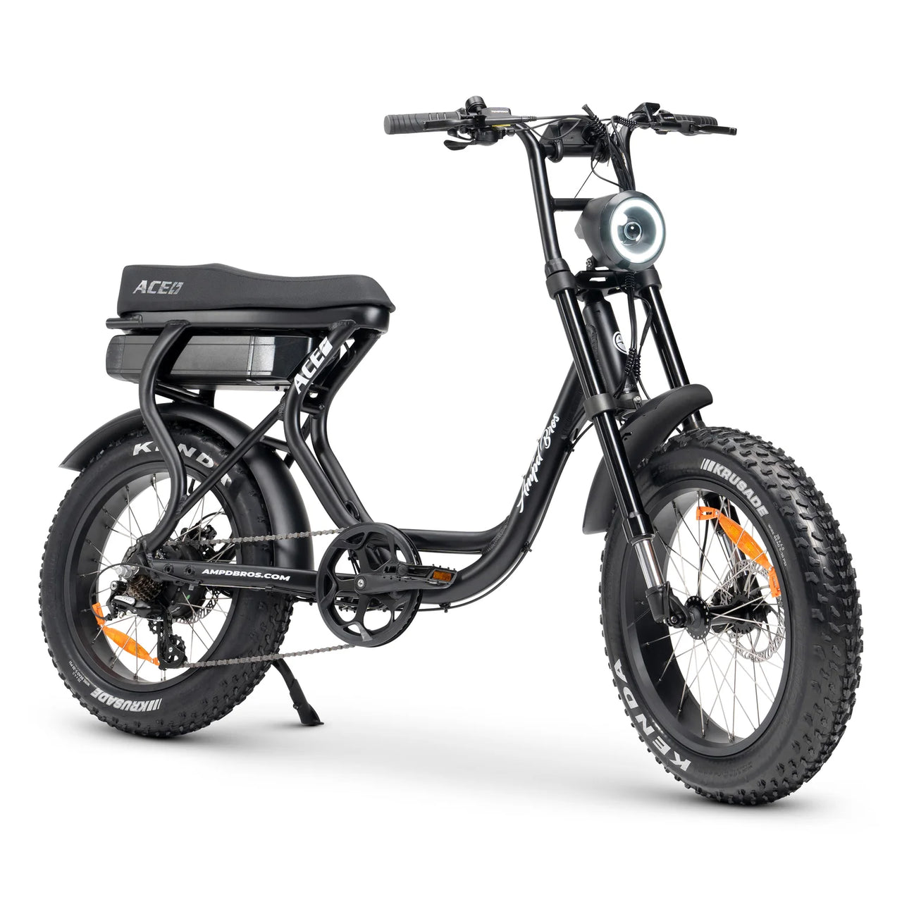 Ampd Bros Ace-S Plus+ S3 Electric Bike - Black