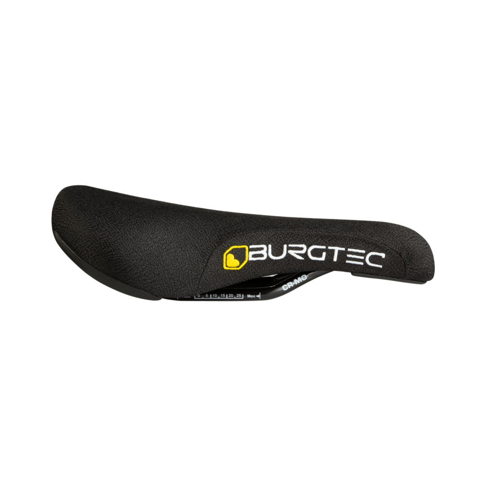 Burgtec The Cloud Saddle CrMo Rails /White Branding
