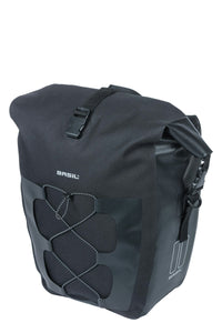 Thumbnail for Basil Navigator Waterproof L Single Pannier Bag 25-31 Litres Black